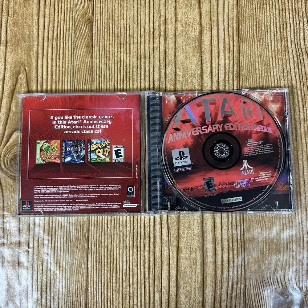 Atari Anniversary Edition Redux (PlayStation 1 PS1) CIB COMPLETE & TESTED‎